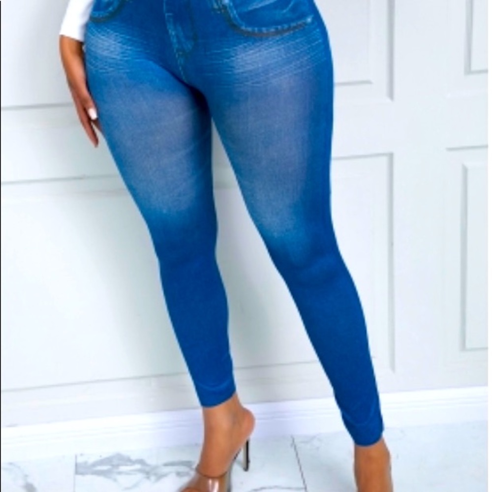 Jean leggings